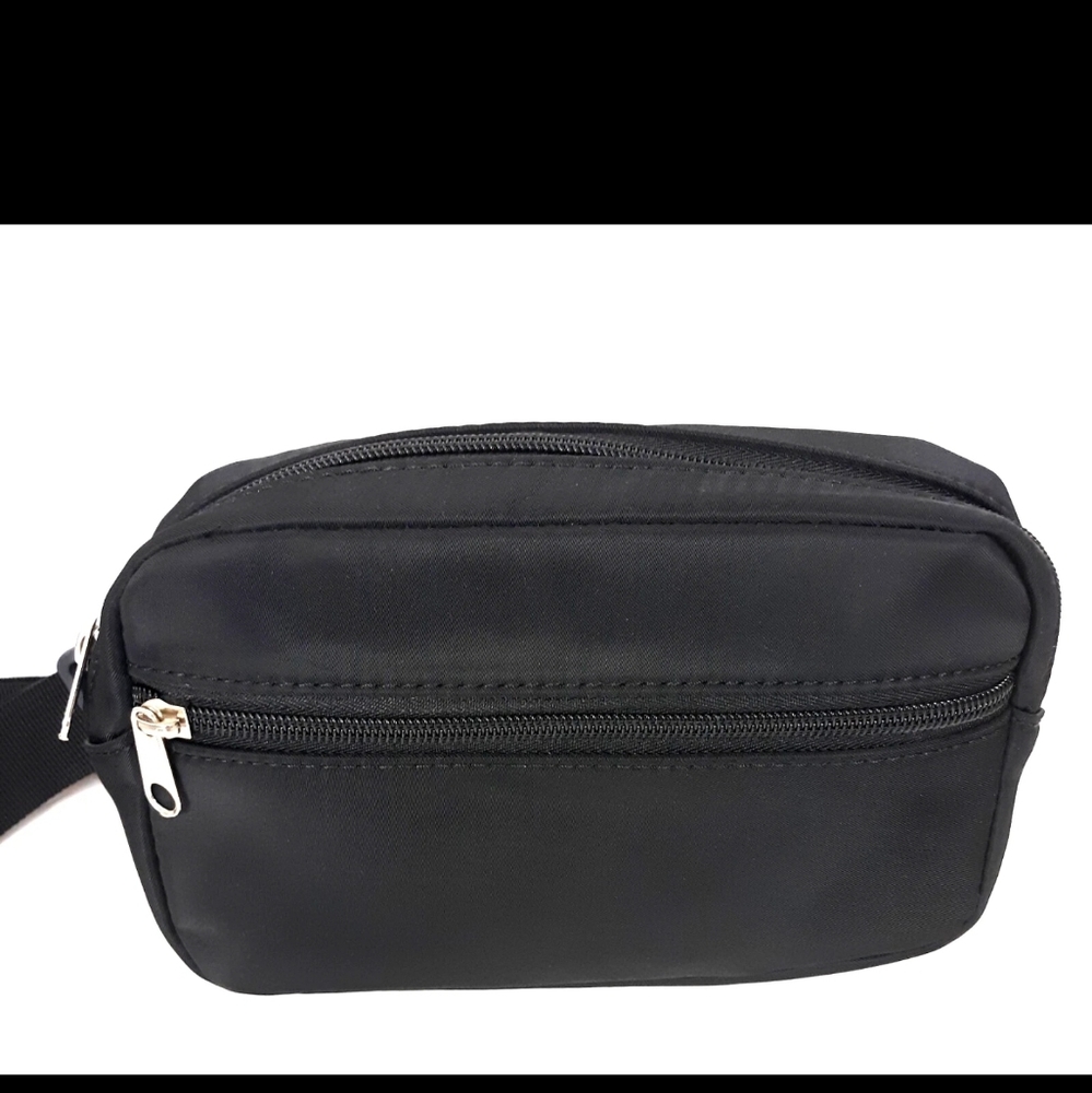 Summer And Rose Black Waist Bag / Fanny Pack